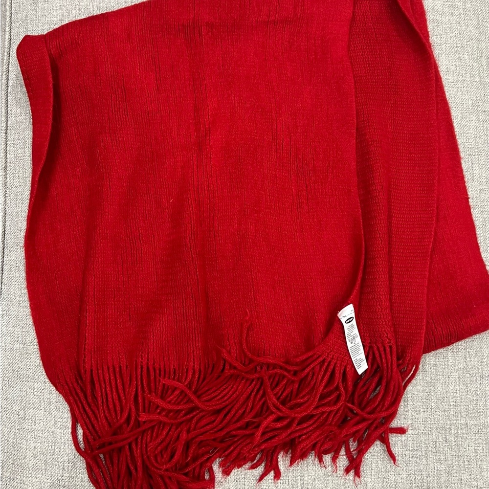 Old Navy Red Scarf